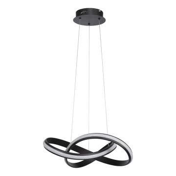 LED-himmennettävä riippuvalaisin vaijerilla SALO LED/28W/230V 3000K musta