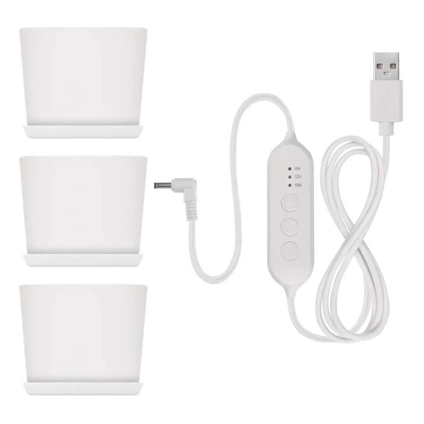 LED-himmennettävä sisäkasvilamppu kasvien kasvatukseen GROW LED/7W/5V