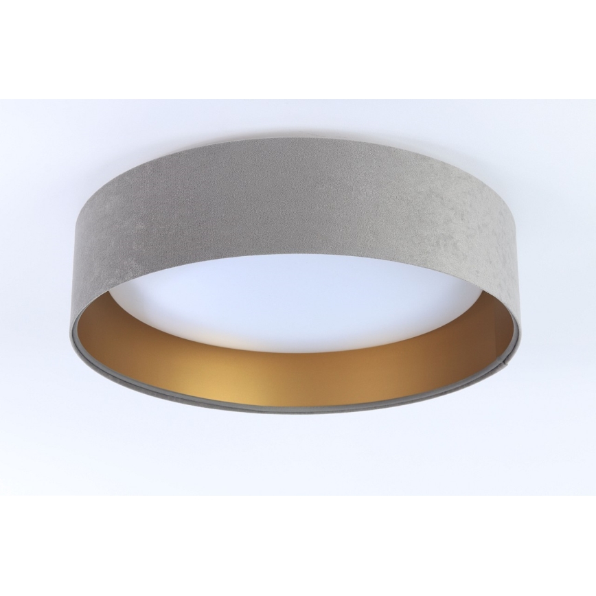 LED himmennettävä kattovalaisin SMART GALAXY LED/24W/230V halkaisija 44 cm harmaa/kulta 3000-6500K + kaukosäädin