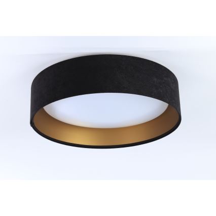 LED himmennettävä kattovalaisin SMART GALAXY LED/24W/230V Ø 44 cm musta/kulta 3000-6500K + kaukosäädin