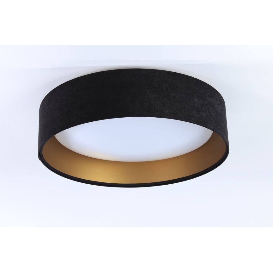 LED himmennettävä kattovalaisin SMART GALAXY LED/24W/230V Ø 44 cm musta/kulta 3000-6500K + kaukosäädin