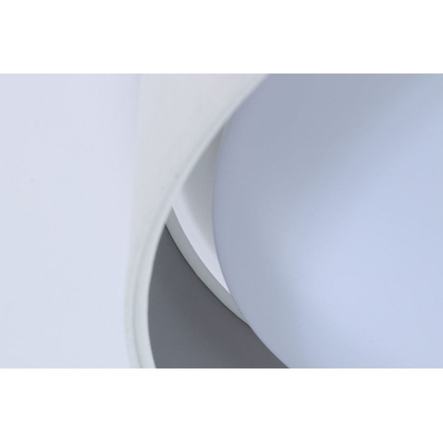 LED himmennettävä kattovalaisin SMART GALAXY LED/24W/230V Ø 44 cm valkoinen/hopea 3000-6500K + kaukosäädin