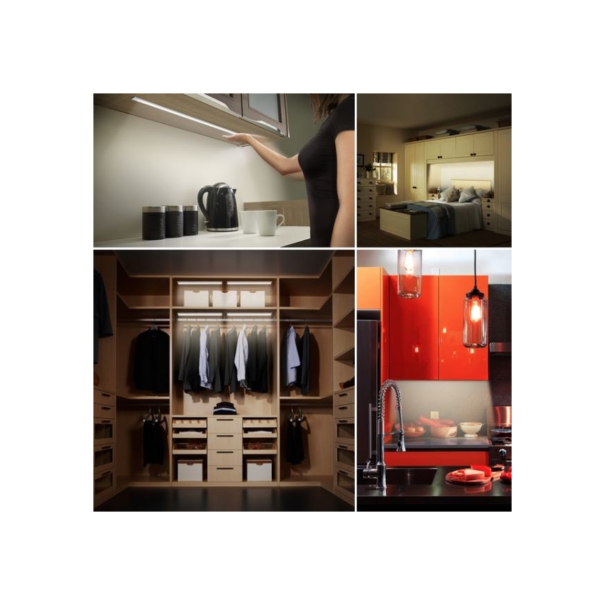 LED Himmennettävä työtasovalo anturilla LED/5W/12/230V