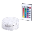 LED Himmennettävä uima-allasvalaistus LED/3xAAA IP68 + kaukosäädin