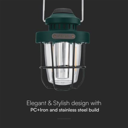 LED Himmennettävä ulko pendant rechargeable kevyt LED/5W/5V 2700-6500K IP44