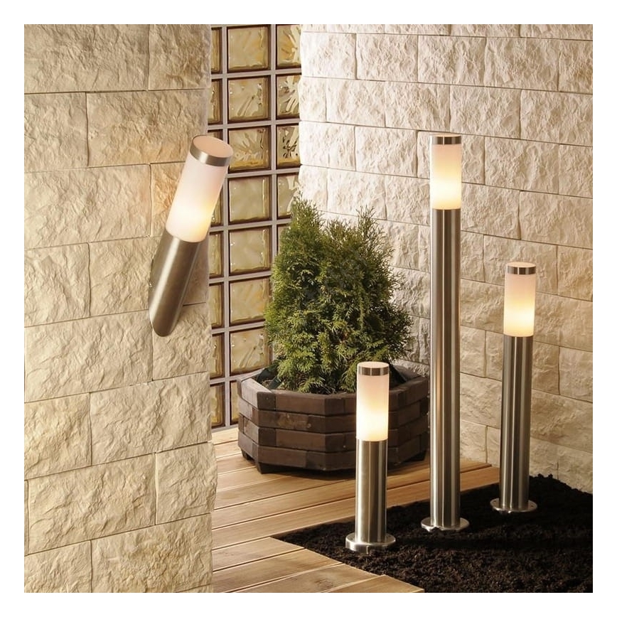 Himmennettävä LED-ulkovalaisin LIVIA 1xE27/6W/230V 2700-6500K Wi-Fi 100 cm IP44 hopea