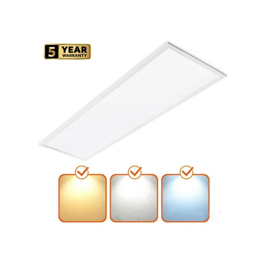 LED Himmennettävä upotettava paneeli CAPRI LED/25/36/40W/230V 3000/4000/5700K IP44 30x120 cm