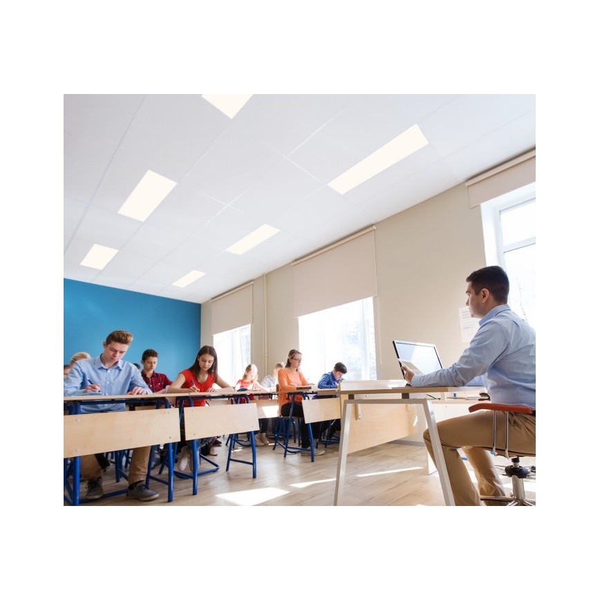 LED Himmennettävä upotettava paneeli CAPRI LED/25/36/40W/230V 3000/4000/5700K UGR<19 IP44 30x120 cm