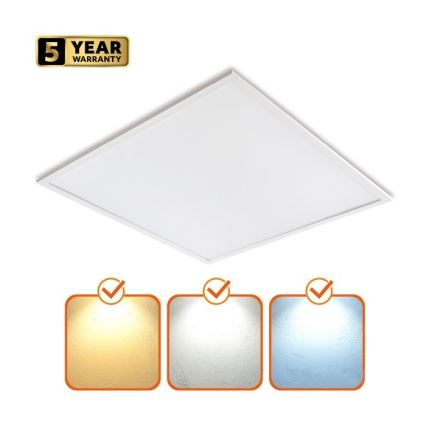 LED Himmennettävä upotettava paneeli CAPRI LED/25/36/40W/230V 3000/4000/5700K IP44 60x60 cm