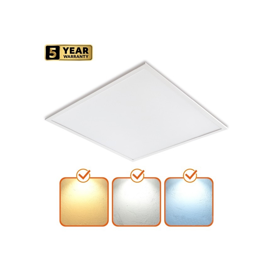 LED Himmennettävä upotettava paneeli CAPRI LED/25/36/40W/230V 3000/4000/5700K IP44 60x60 cm