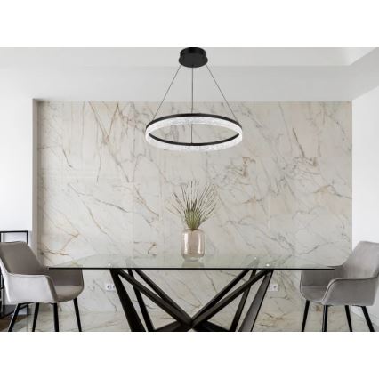 Himmennettävä LED-riippuvalaisin kaapelilla ALIANZ LED/60W/230V 3000-6000K halkaisija 80 cm + kaukosäädin