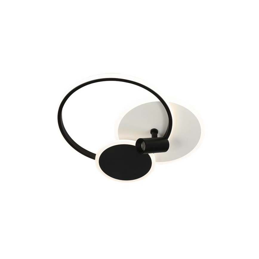 Himmennettävä LED-kattovalaisin LED/65W/230V 3000-6500K valkoinen/musta + kauko-ohjaus