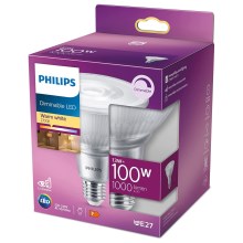 LED himmennettävä valonheitin polttimo Philips E27/13W/230V 2700K
