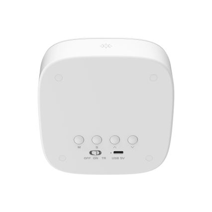 LED himmennettävä yöpöydän lamppu herätyskellolla BUNNY LED/1,2W/5V 3000K