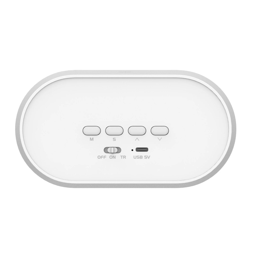 LED himmennettävä yöpöydän lamppu herätyskellolla BUNNY LED/1,2W/5V 3000K