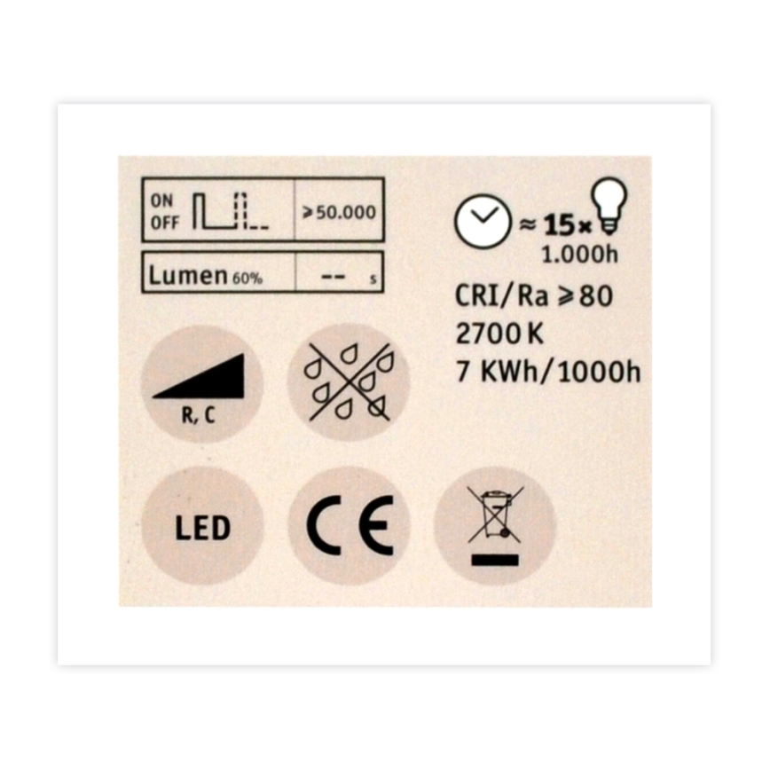 LED Himmennys valonheitin polttimo GU5,3/6,5W/12V 2700K - Paulmann 28757