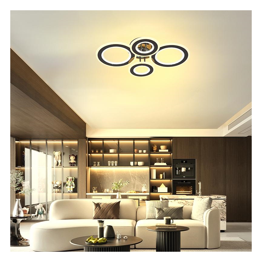 LED-himmennyskattokruunu LED/100W/230V 3000-6500K + kauko-ohjaus