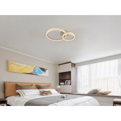 LED-himmennyskattokruunu LED/110W/230V 3000-6500K + kauko-ohjaus