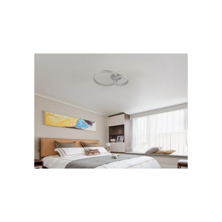 LED-himmennyskattokruunu LED/110W/230V 3000-6500K + kauko-ohjaus