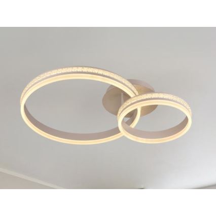 LED-himmennyskattokruunu LED/110W/230V 3000-6500K + kauko-ohjaus