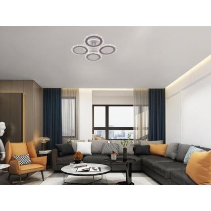 LED-himmennyskattokruunu LED/55W/230V 3000-6500K + kauko-ohjaus