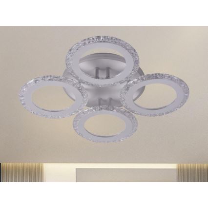 LED-himmennyskattokruunu LED/55W/230V 3000-6500K + kauko-ohjaus