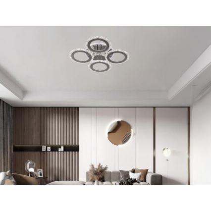 LED-himmennyskattokruunu LED/55W/230V 3000-6500K + kauko-ohjaus