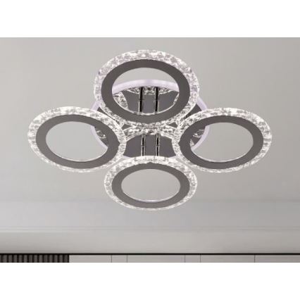 LED-himmennyskattokruunu LED/55W/230V 3000-6500K + kauko-ohjaus