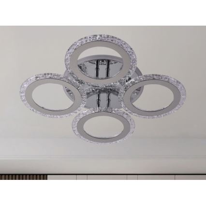 LED-himmennyskattokruunu LED/55W/230V 3000-6500K + kauko-ohjaus