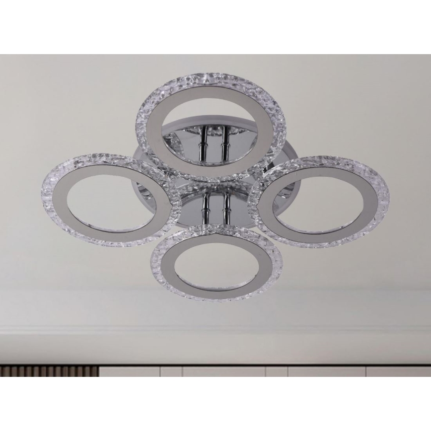 LED-himmennyskattokruunu LED/55W/230V 3000-6500K + kauko-ohjaus