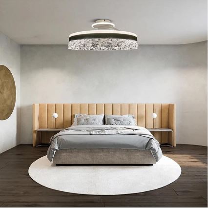 LED-himmennyskattokruunu LED/86W/230V 3000-6500K valkoinen + kauko-ohjaus