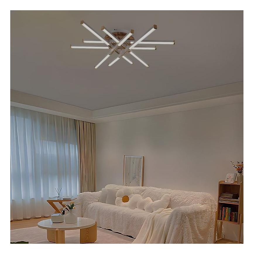 LED-himmennyskattokruunu LED/90W/230V 3000-6500K + kauko-ohjaus