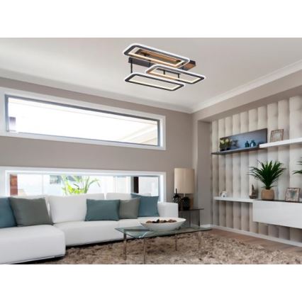 LED-himmennyskattokruunu LED/90W/230V 3000-6500K + kauko-ohjaus