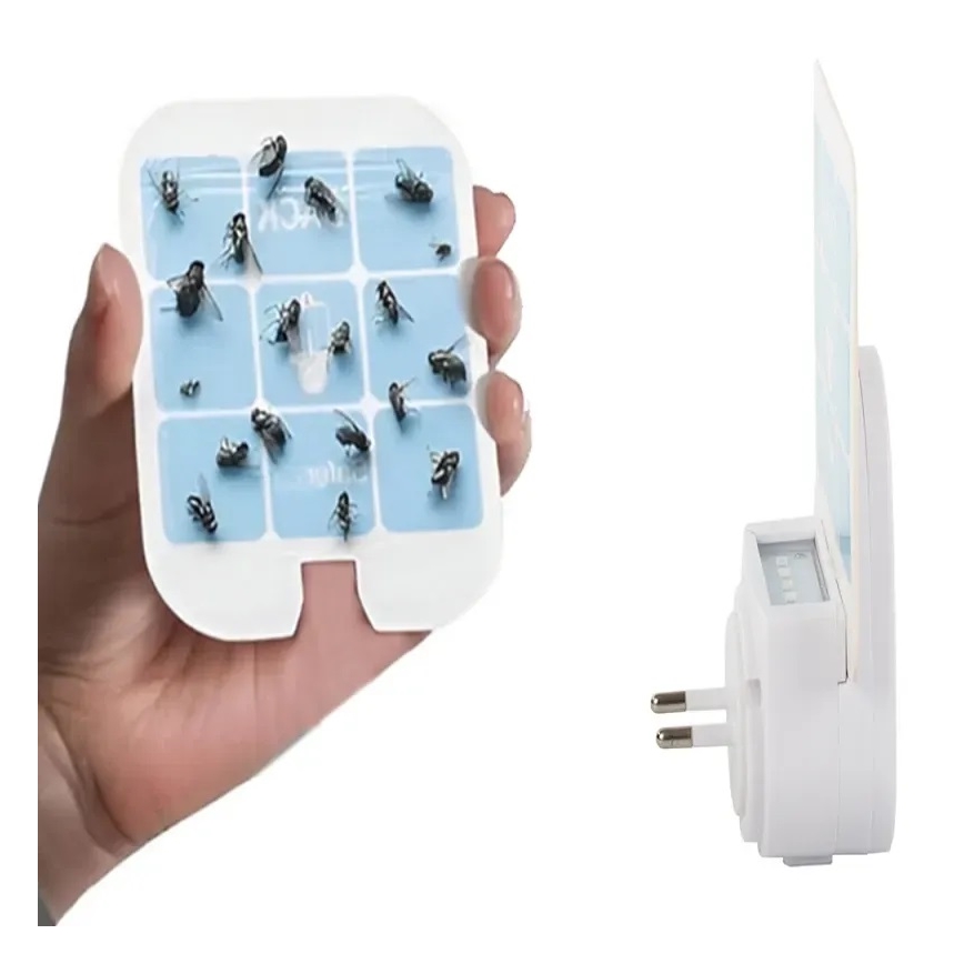 LED Hyttysten valoansa vaihdettavilla levyillä UV/230V