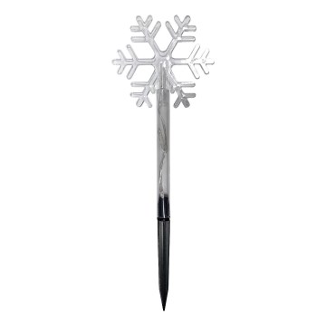 LED-jouluinen ulkokoriste 3xLED/2xAA IP44 lämmin valkoinen lumihiutale