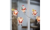 LED jouluketju imukupeilla 6xLED/2xAA 1,2m lämmin valkoinen joulupukki