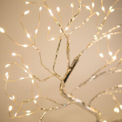LED joulukoriste 102xLED/3xAA lämmin valkoinen