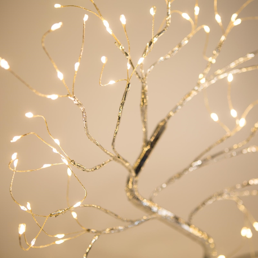 LED joulukoriste 102xLED/3xAA lämmin valkoinen