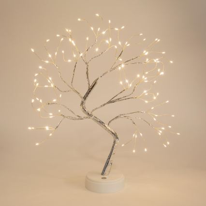 LED joulukoriste 102xLED/3xAA lämmin valkoinen