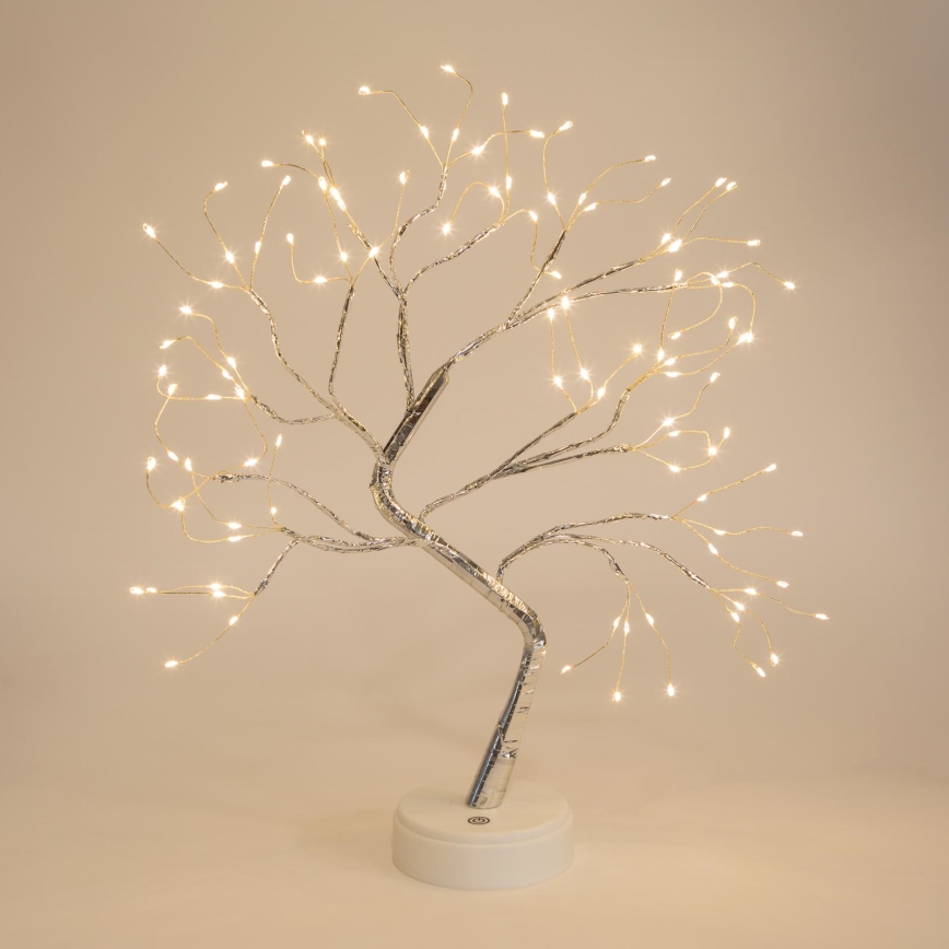 LED joulukoriste 102xLED/3xAA lämmin valkoinen