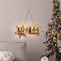 LED joulukoriste 10xLED/2xAA komeetta
