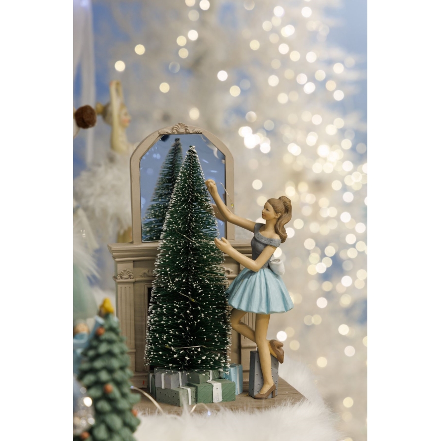 LED-joulukoriste 10xLED/3xAAA lämpimänvalkoinen