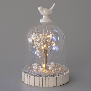 LED-joulukoriste 12xLED/3xAAA lämpimänvalkoinen