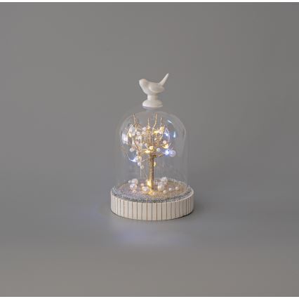 LED-joulukoriste 12xLED/3xAAA lämpimänvalkoinen