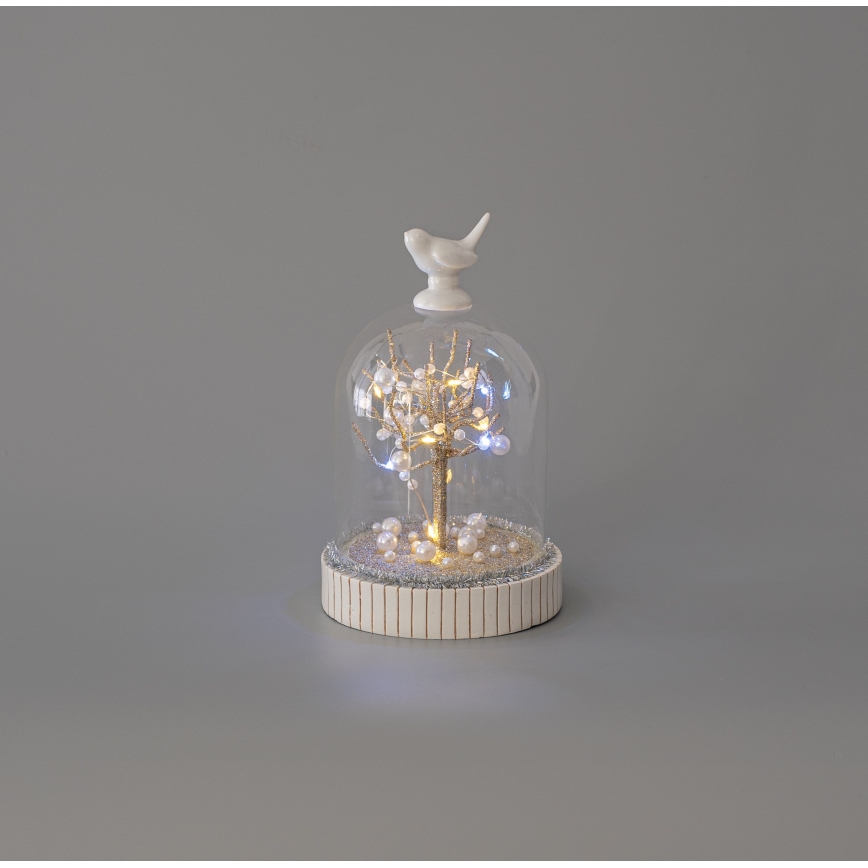 LED-joulukoriste 12xLED/3xAAA lämpimänvalkoinen