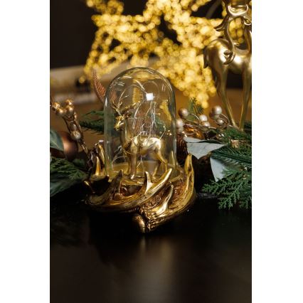 LED-joulukoriste 12xLED/3xAAA lämpimänvalkoinen