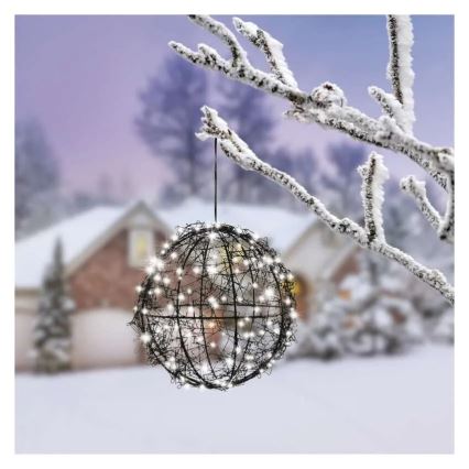 LED-joulukoriste 200xLED/230V, halkaisija 20 cm