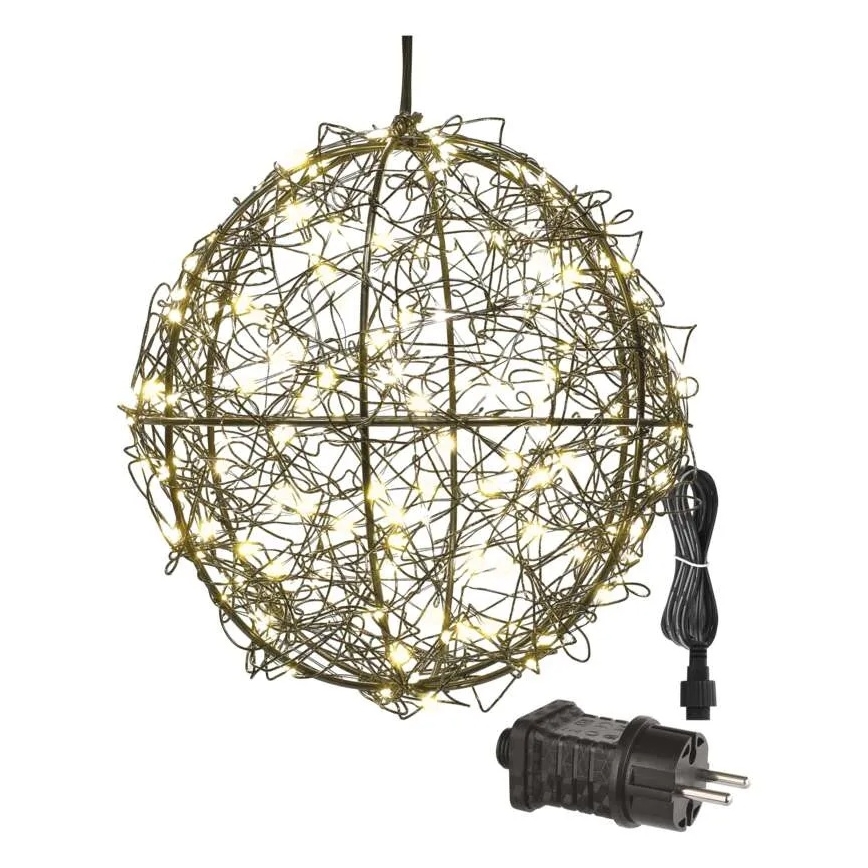 LED-joulukoriste 200xLED/230V, halkaisija 20 cm