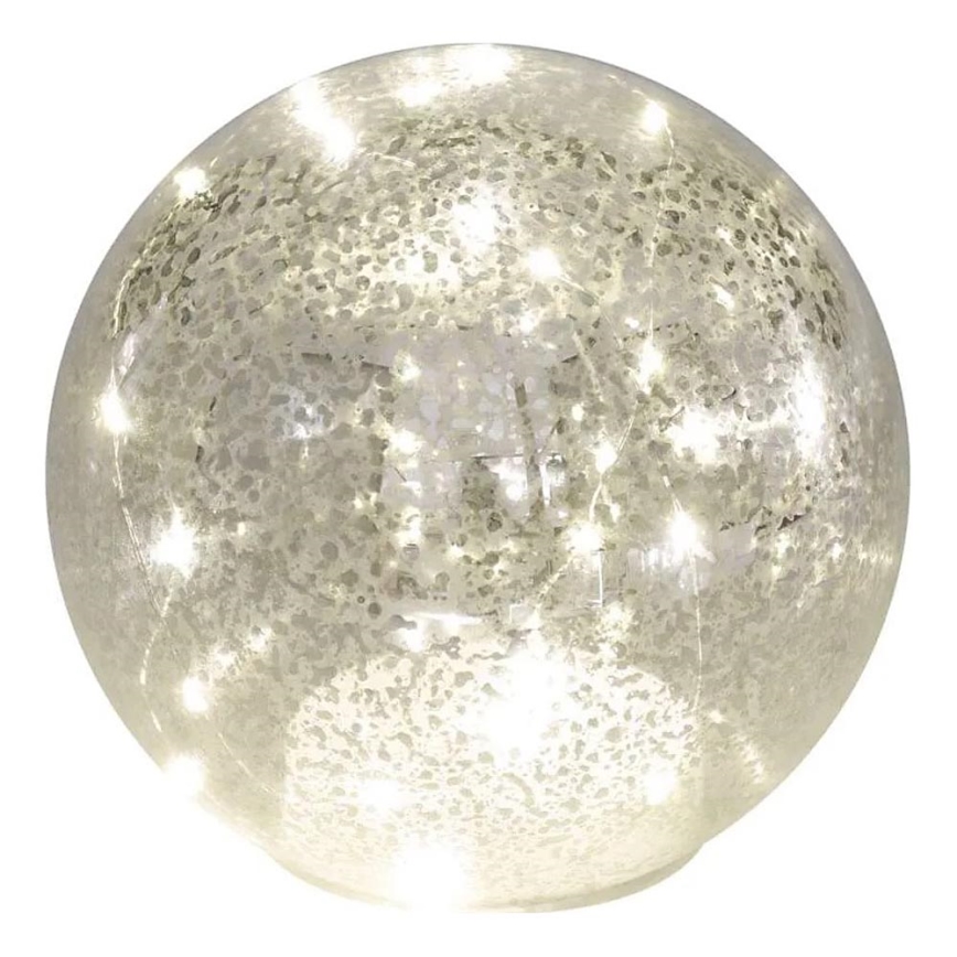 LED-joulukoriste 20xLED/3xAA, pallo, Ø 15 cm