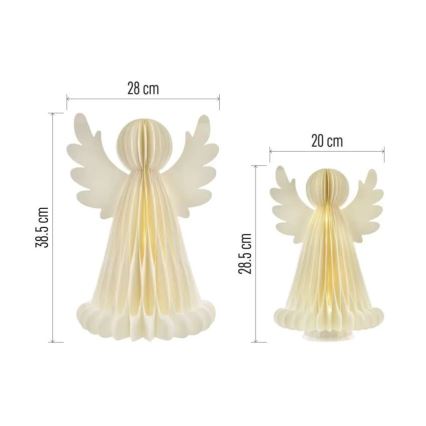 LED-joulukoriste 20xLED/6xAA enkelit